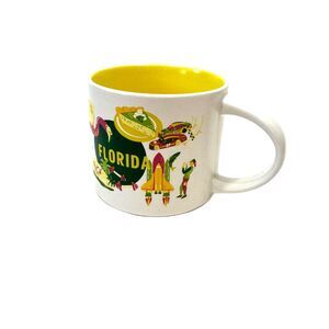 Starbucks Florida Discovery Destinations Mug Yellow Interior 2024 14 fl oz
